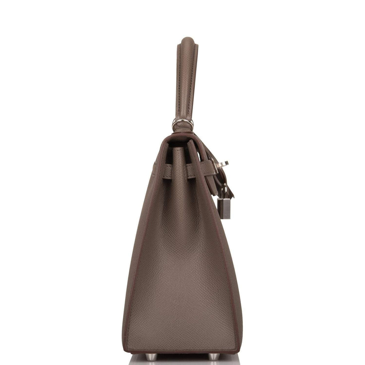 Hermes Etain Epsom Sellier Kelly 25cm Palladium Hardware BagAg