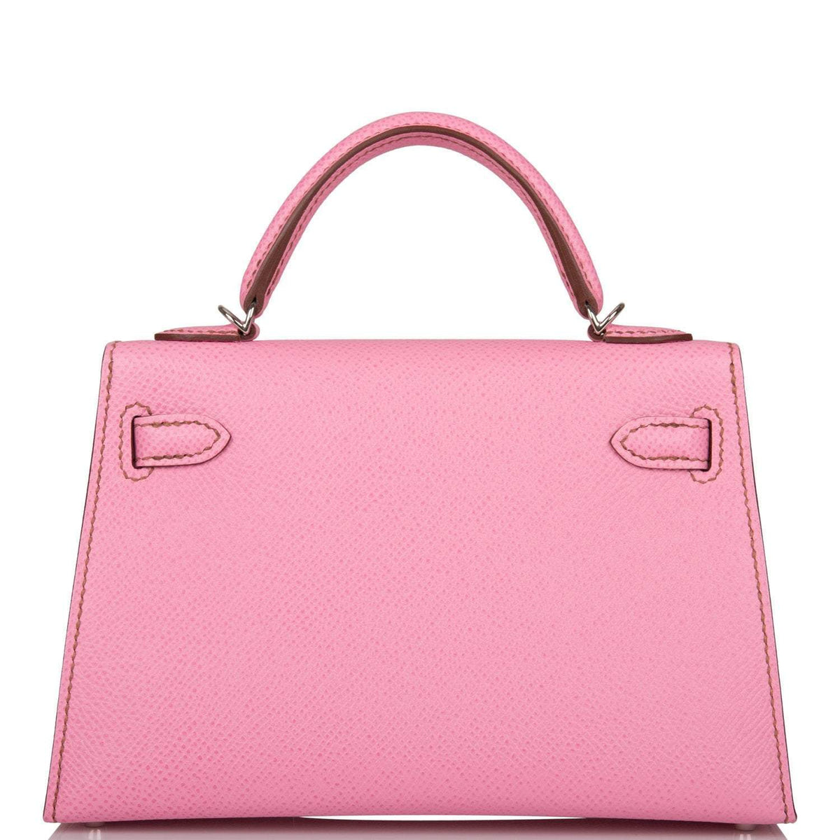 Hermes Bubblegum 5p Epsom Sellier Kelly 20cm Palladium Hardware BagAg