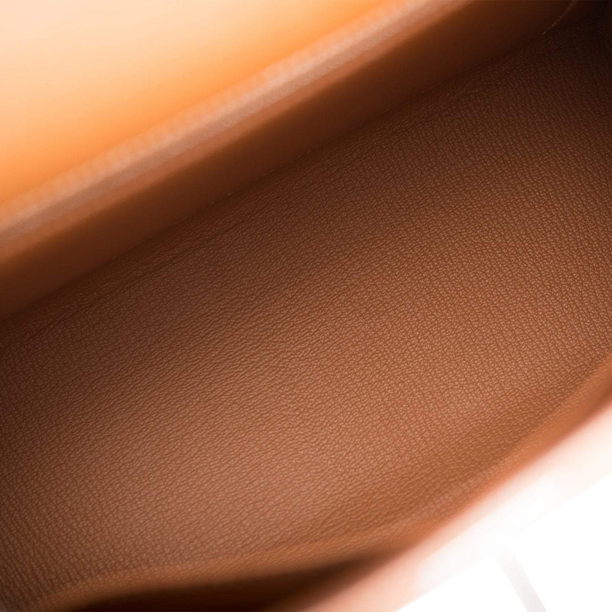 Hermes Gold Epsom Sellier Kelly 28cm Palladium Hardware BagAg