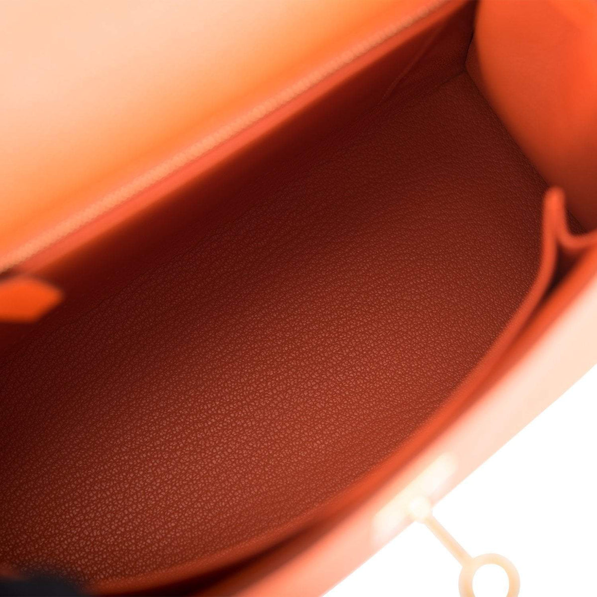 Hermes Feu Epsom Sellier Kelly 25cm Gold Hardware BagAg
