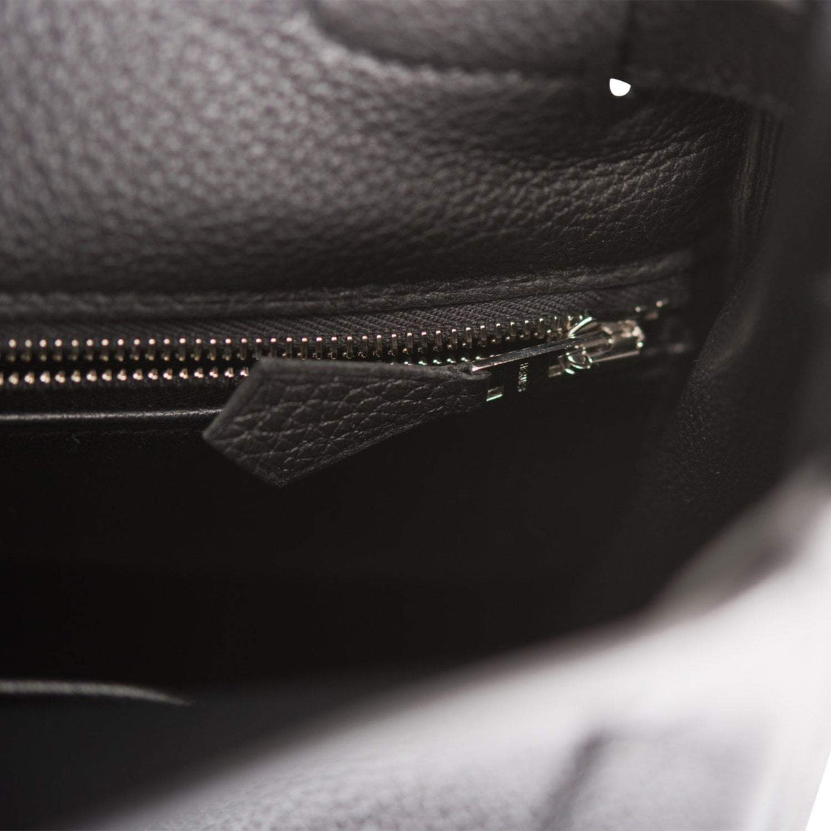 Hermes Black Togo Retourne Kelly 28cm Palladium Hardware BagAg