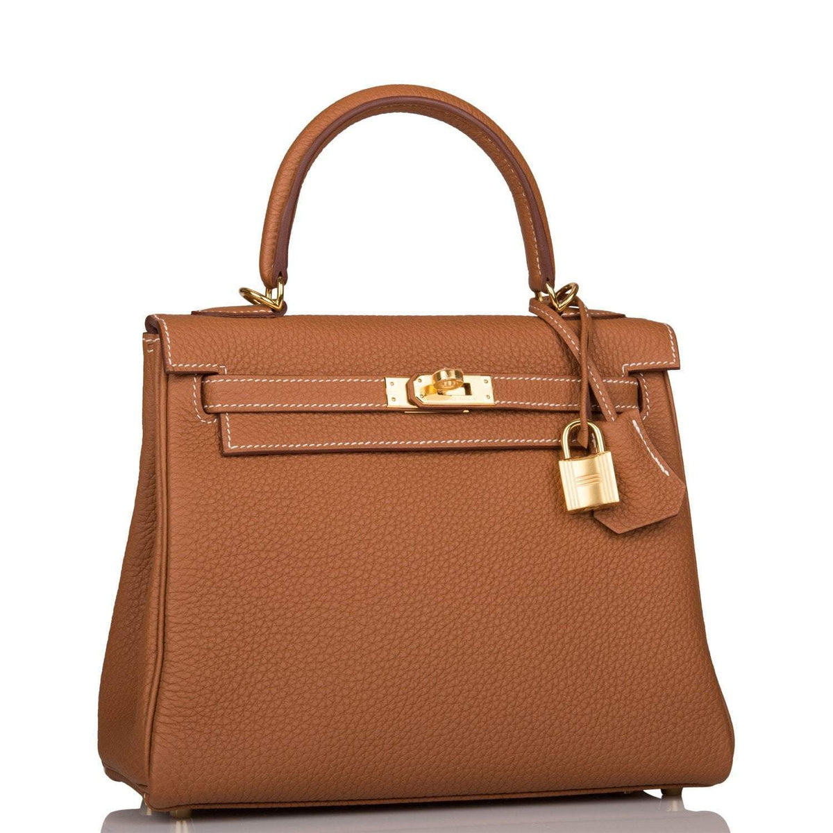 Hermes Gold Togo Retourne Kelly 25cm Gold Hardware Hermes