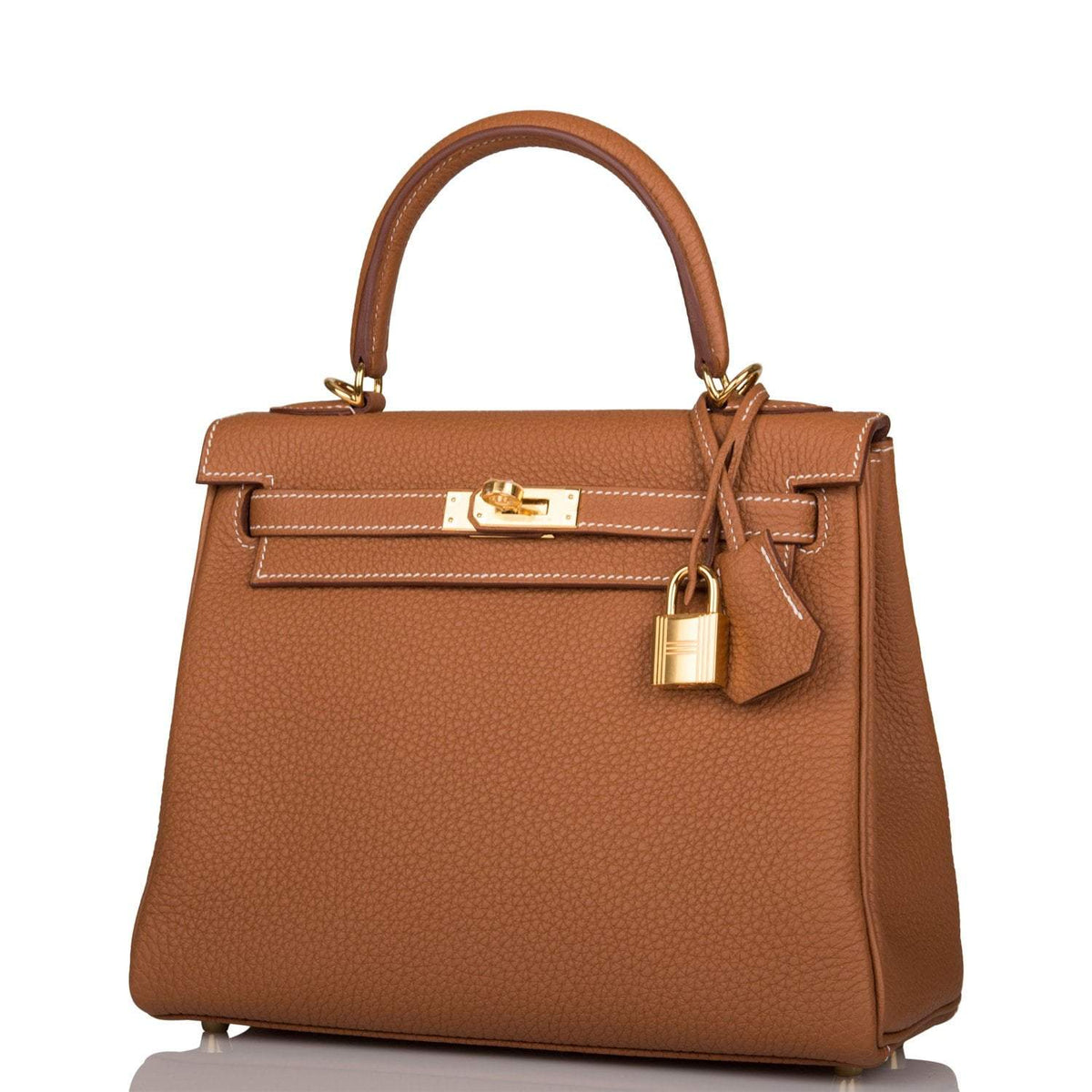 Hermes Gold Togo Retourne Kelly 25cm Gold Hardware Hermes