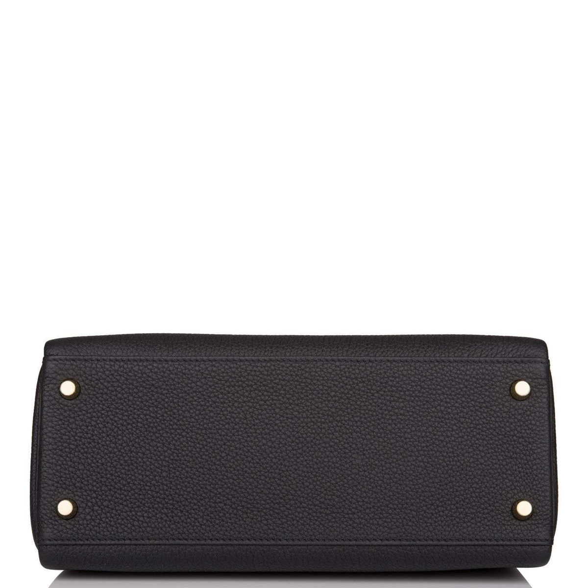 Hermes Black Togo Retourne Kelly 28cm Gold Hardware BagAg