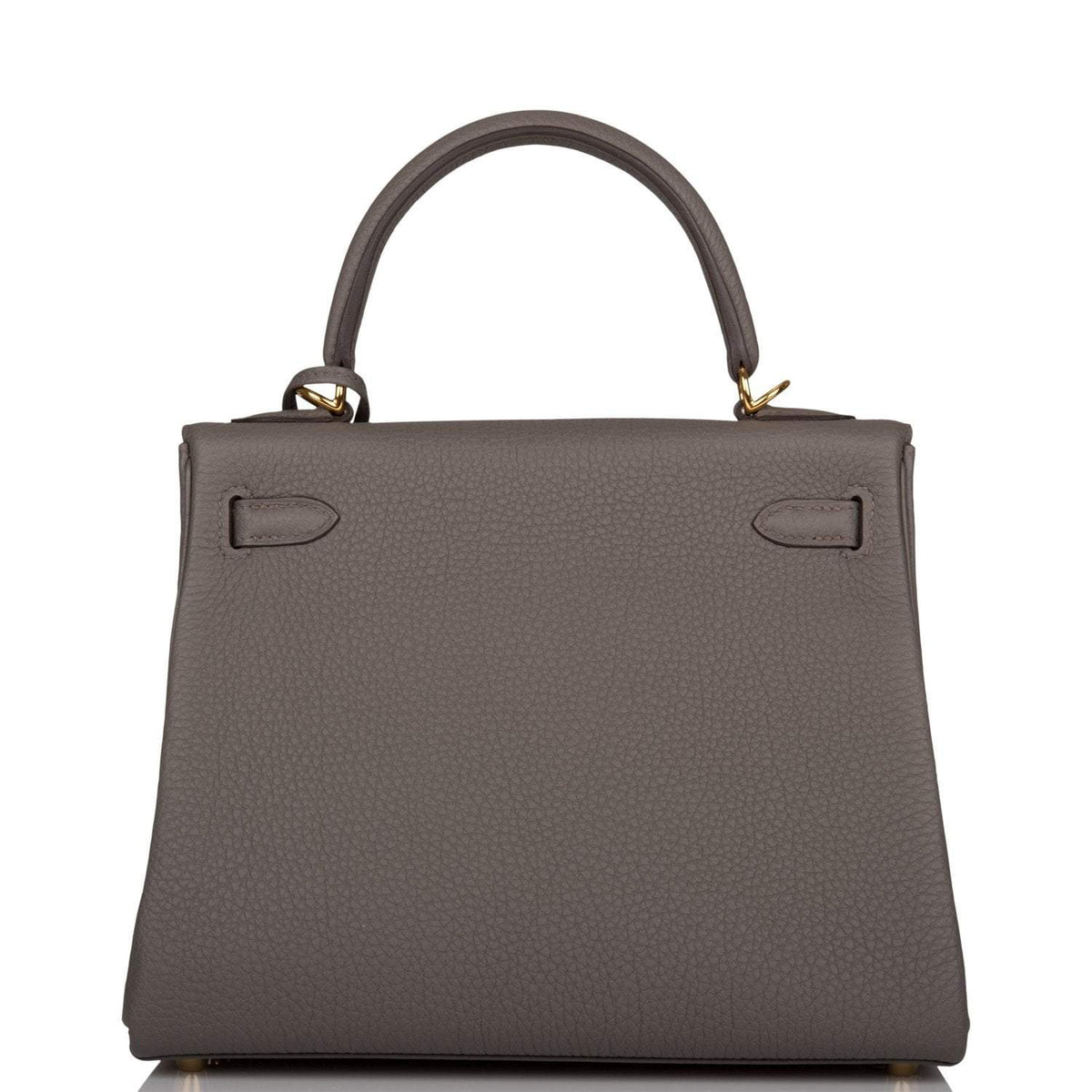 Hermes Etain Togo Retourne Kelly 25cm Gold Hardware BagAg