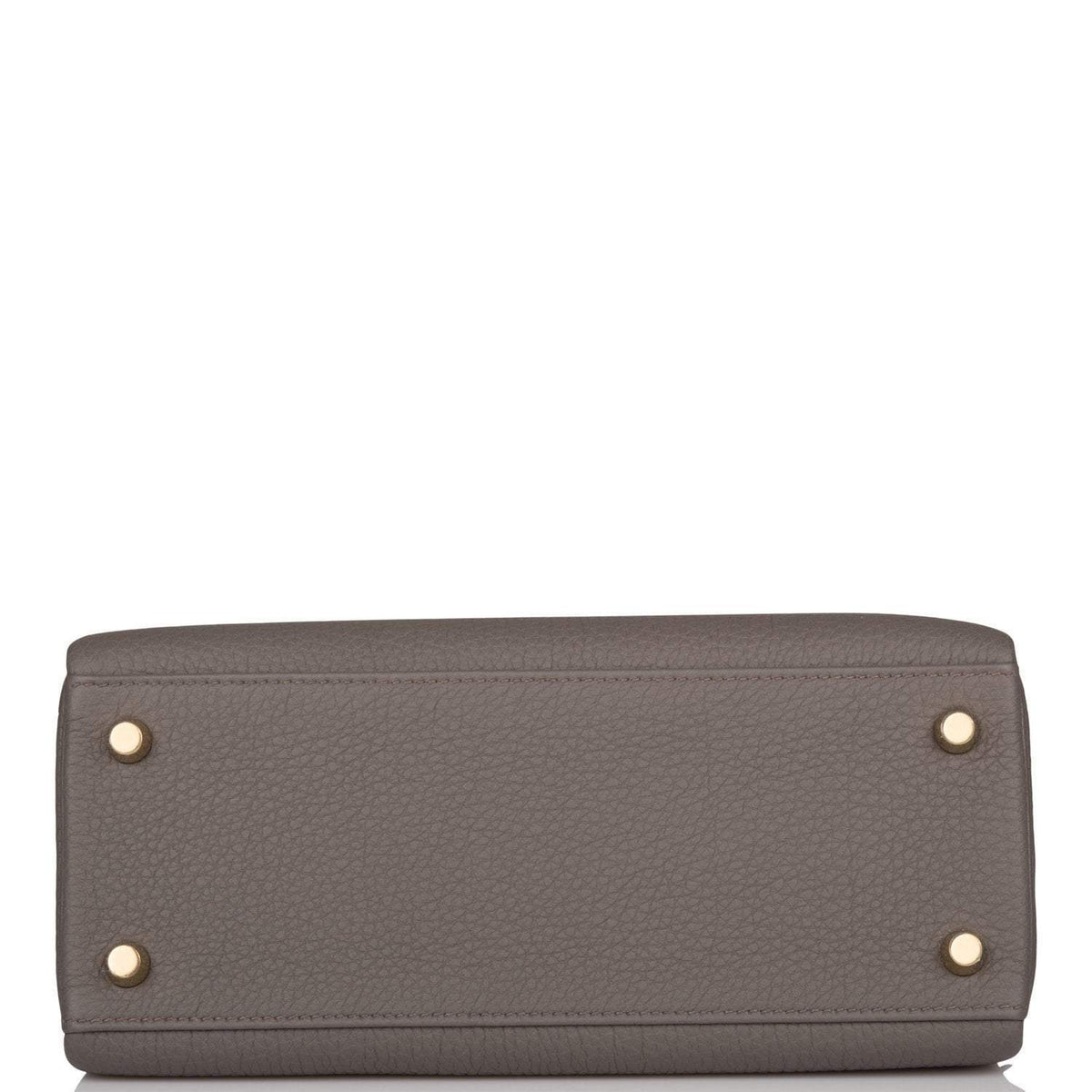 Hermes Etain Togo Retourne Kelly 25cm Gold Hardware BagAg