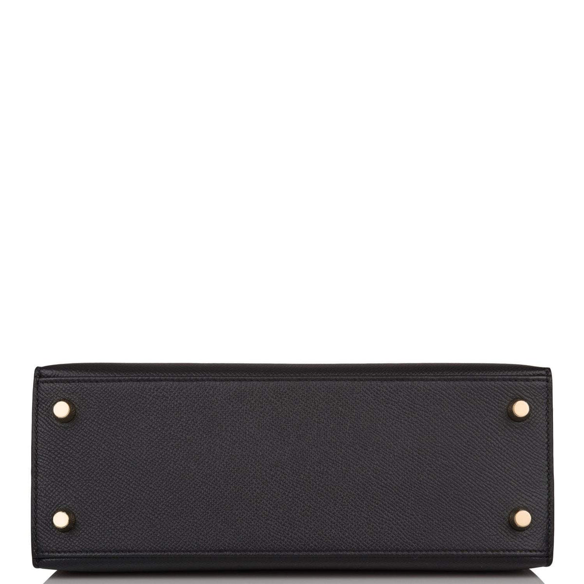 Hermes Black Epsom Sellier Kelly 25cm Gold Hardware Hermes
