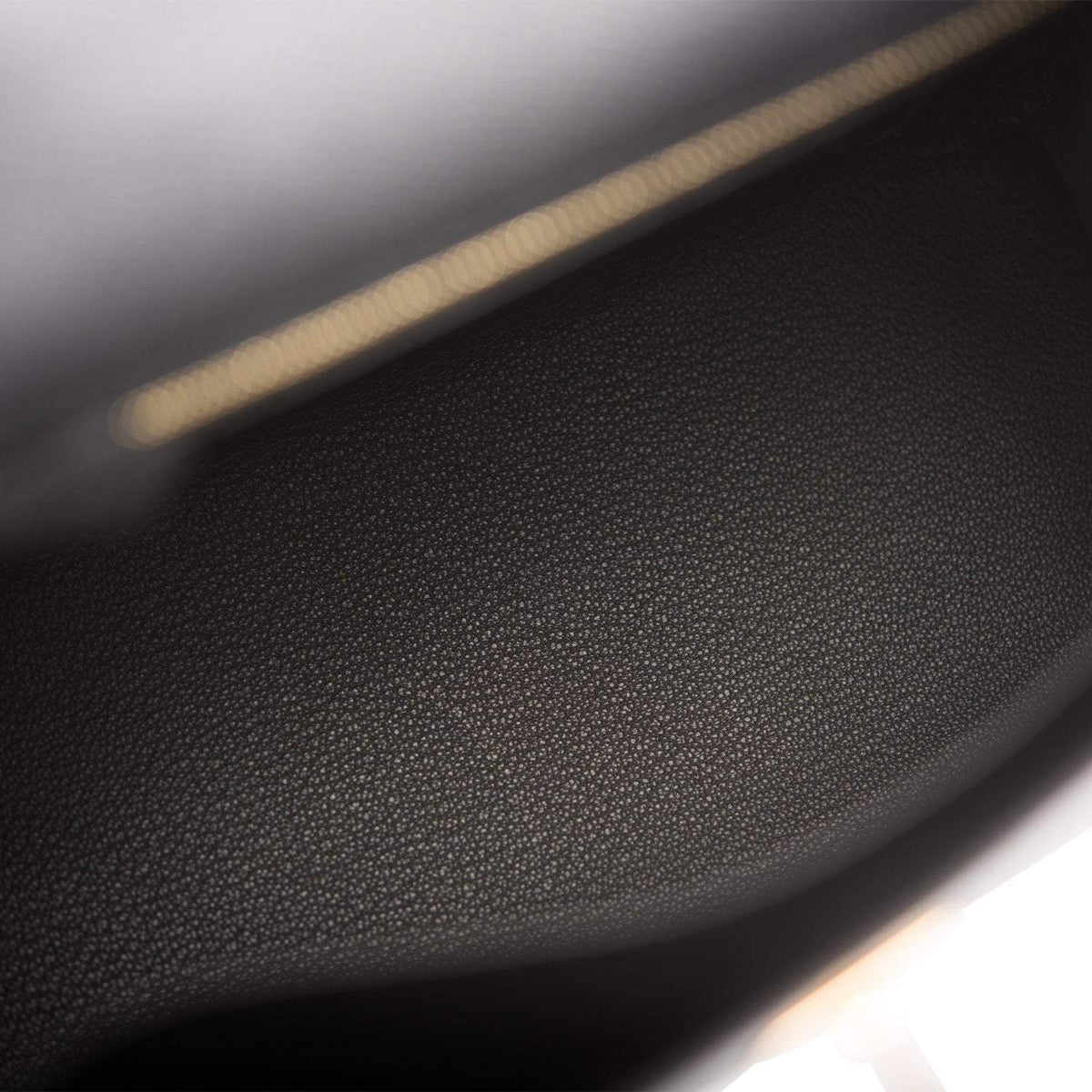 Hermes Kelly Sellier 25 Black Epsom Gold Hardware Hermes