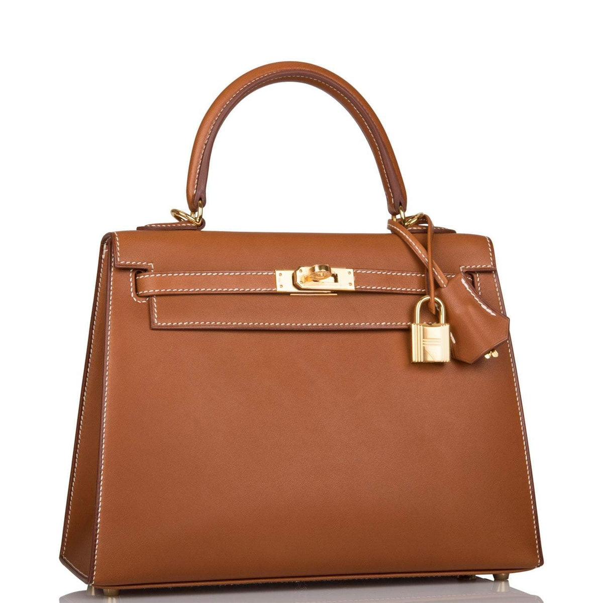 Hermes Kelly Sellier 25 Fauve Barenia Gold Hardware Hermes