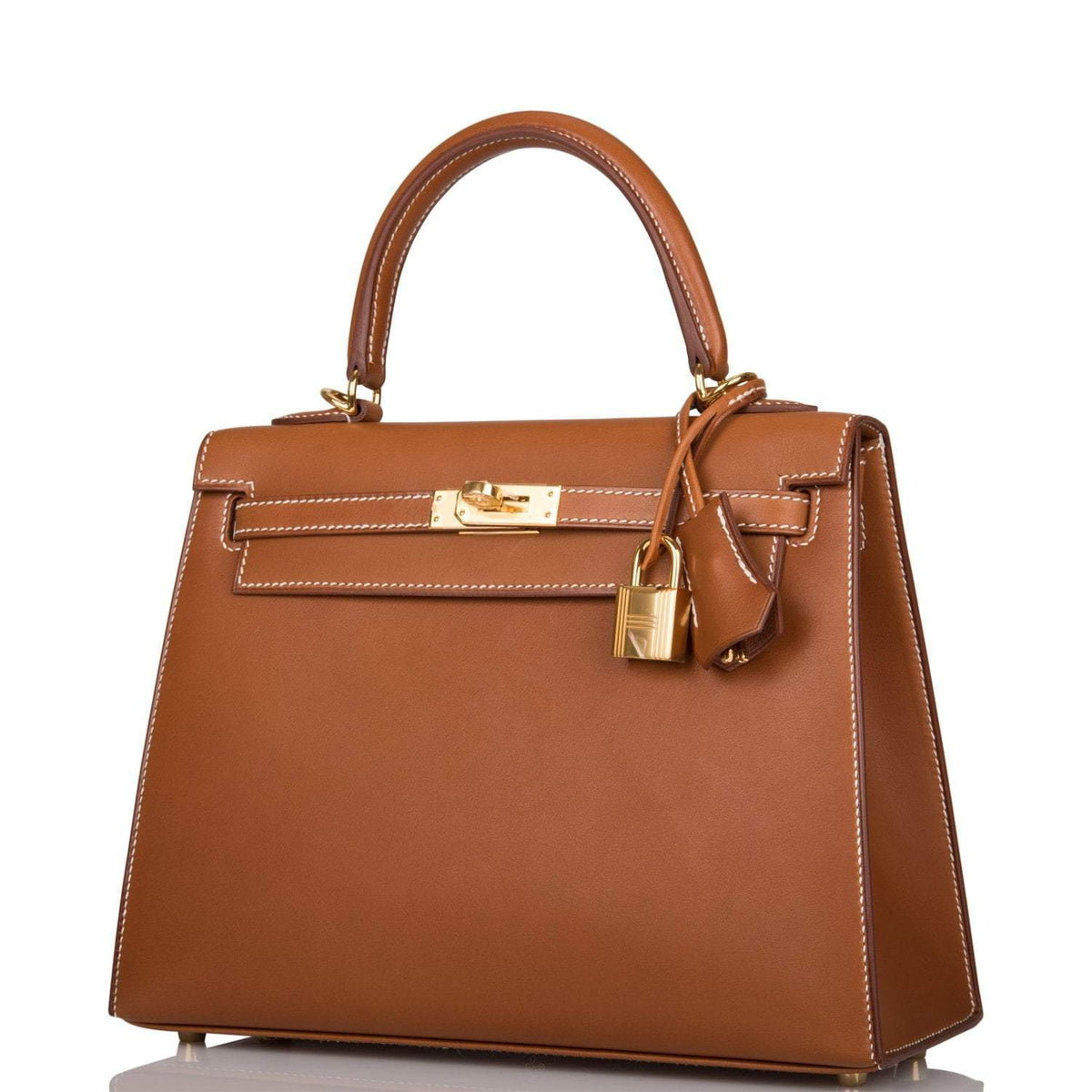 Hermes Kelly Sellier 25 Fauve Barenia Gold Hardware Hermes