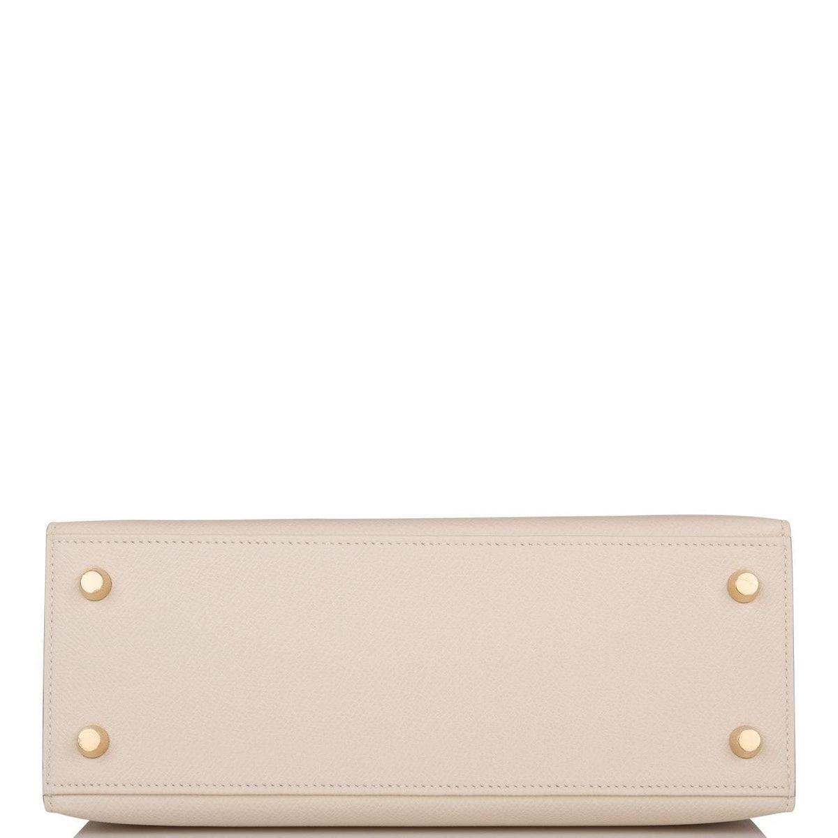 Hermes Kelly Sellier 25cm Craie Epsom Gold Hardware Hermes
