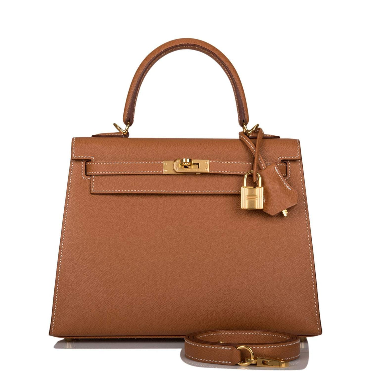 Hermes Kelly Sellier 25 Gold Epsom Gold Hardware Hermes