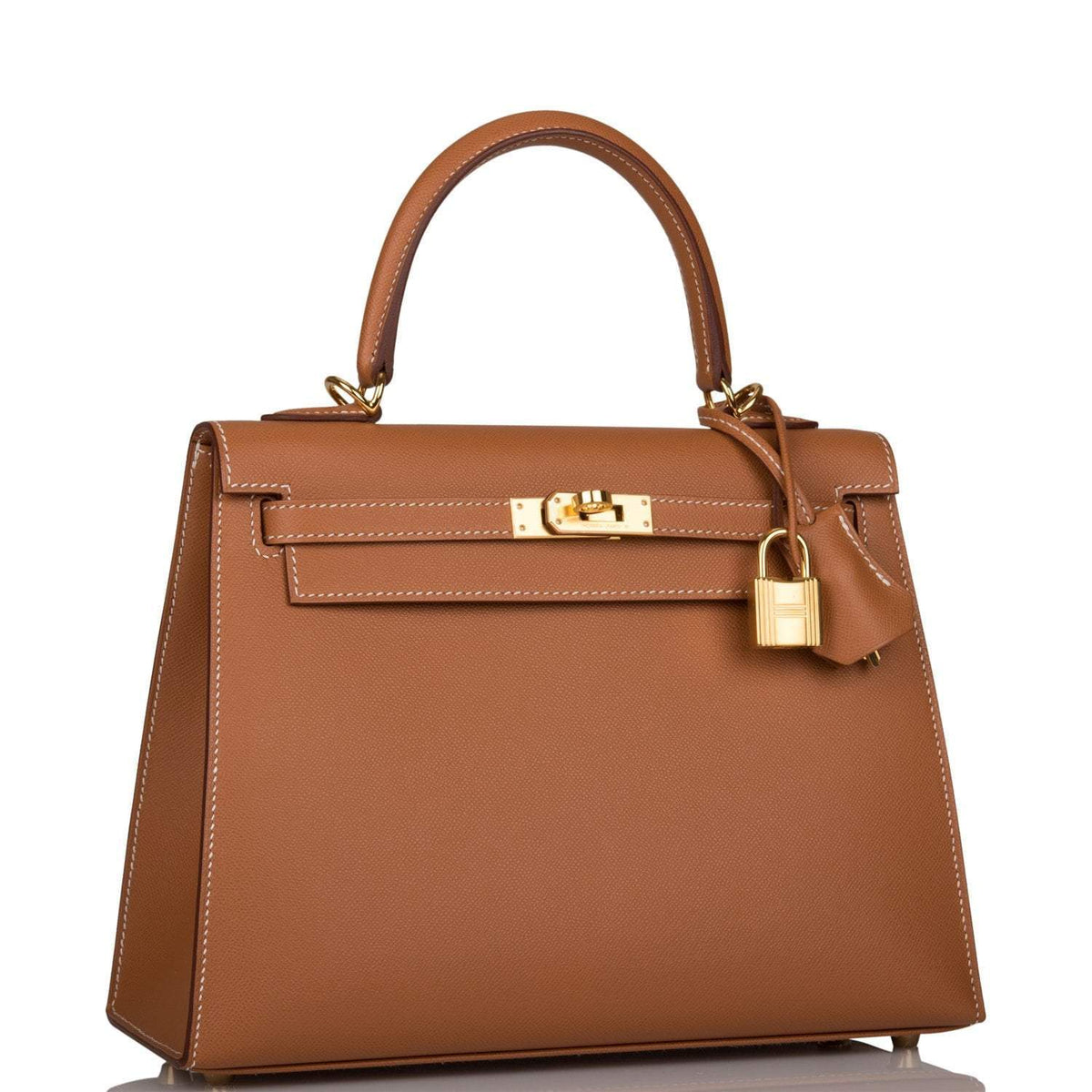 Hermes Kelly Sellier 25 Gold Epsom Gold Hardware Hermes