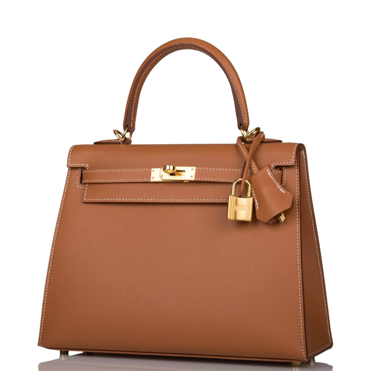Hermes Kelly Sellier 25 Gold Epsom Gold Hardware Hermes