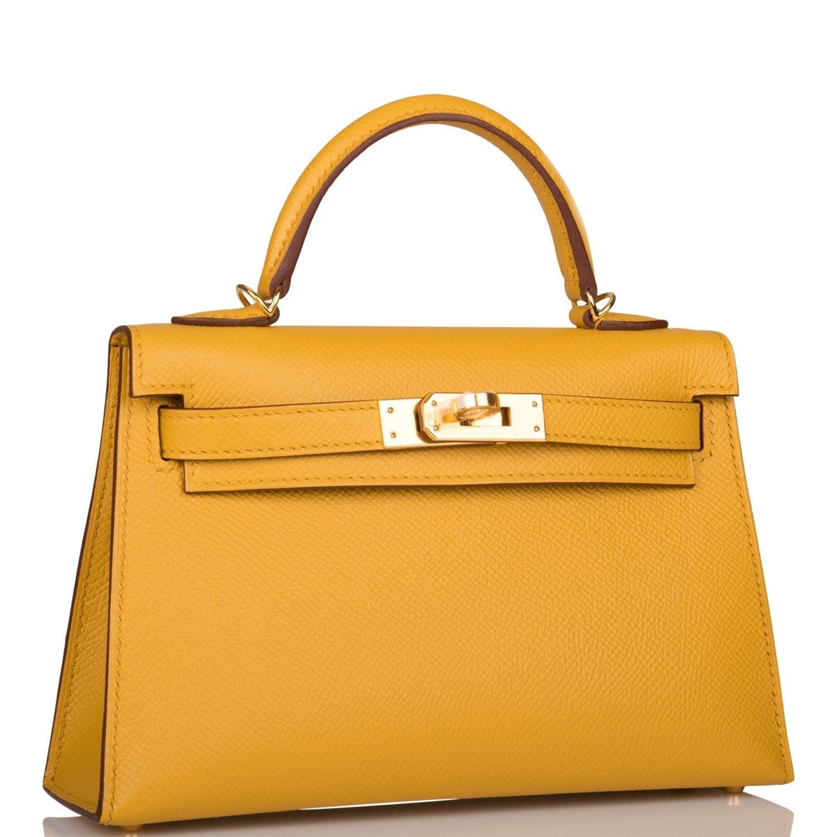 Hermes Kelly Sellier 20 Jaune Ambre Epsom Gold Hardware Hermes
