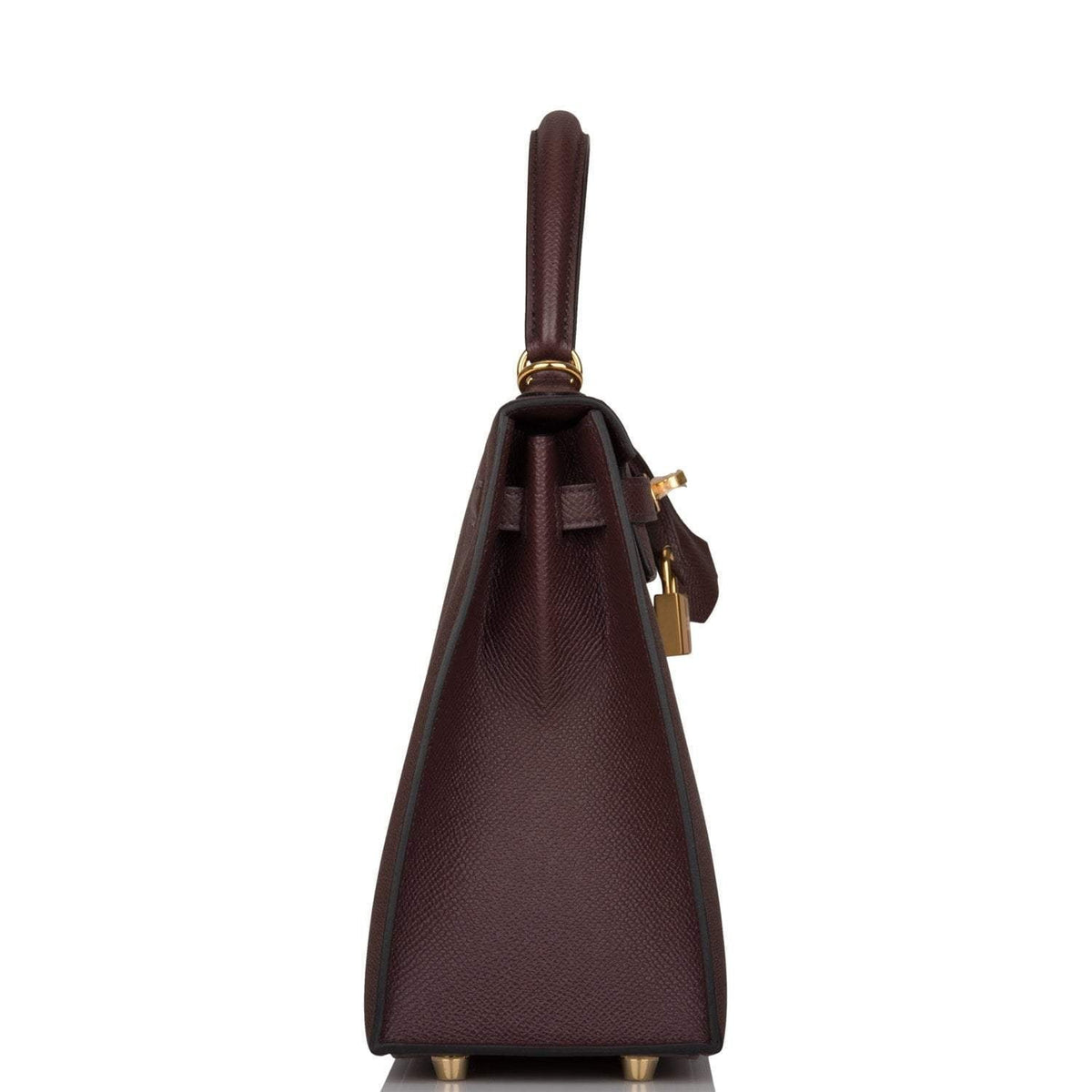 Hermes Kelly Sellier 25 Rouge Sellier Epsom Gold Hardware Hermes