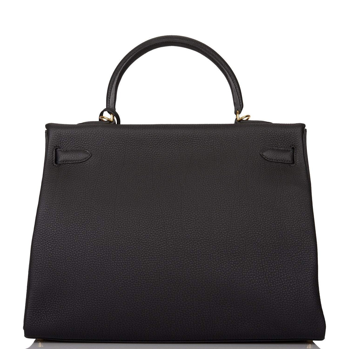 Hermes Black Togo Retourne Kelly 35cm Gold Hardware Hermes
