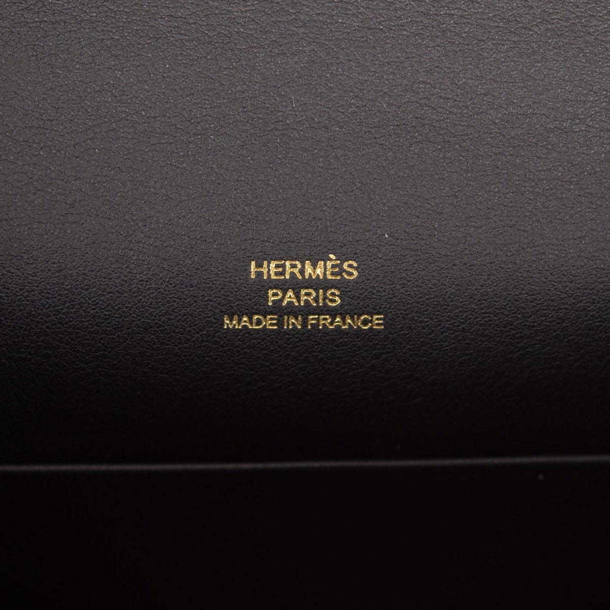 Hermes Kelly Pochette Black Swift Gold Hardware Hermes