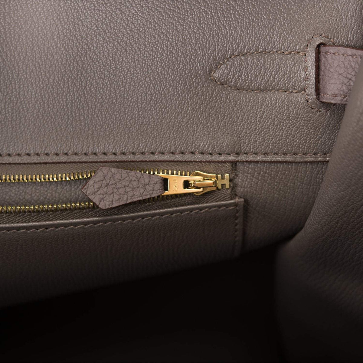 Hermes Etain Togo Birkin 35cm Gold Hardware Hermes