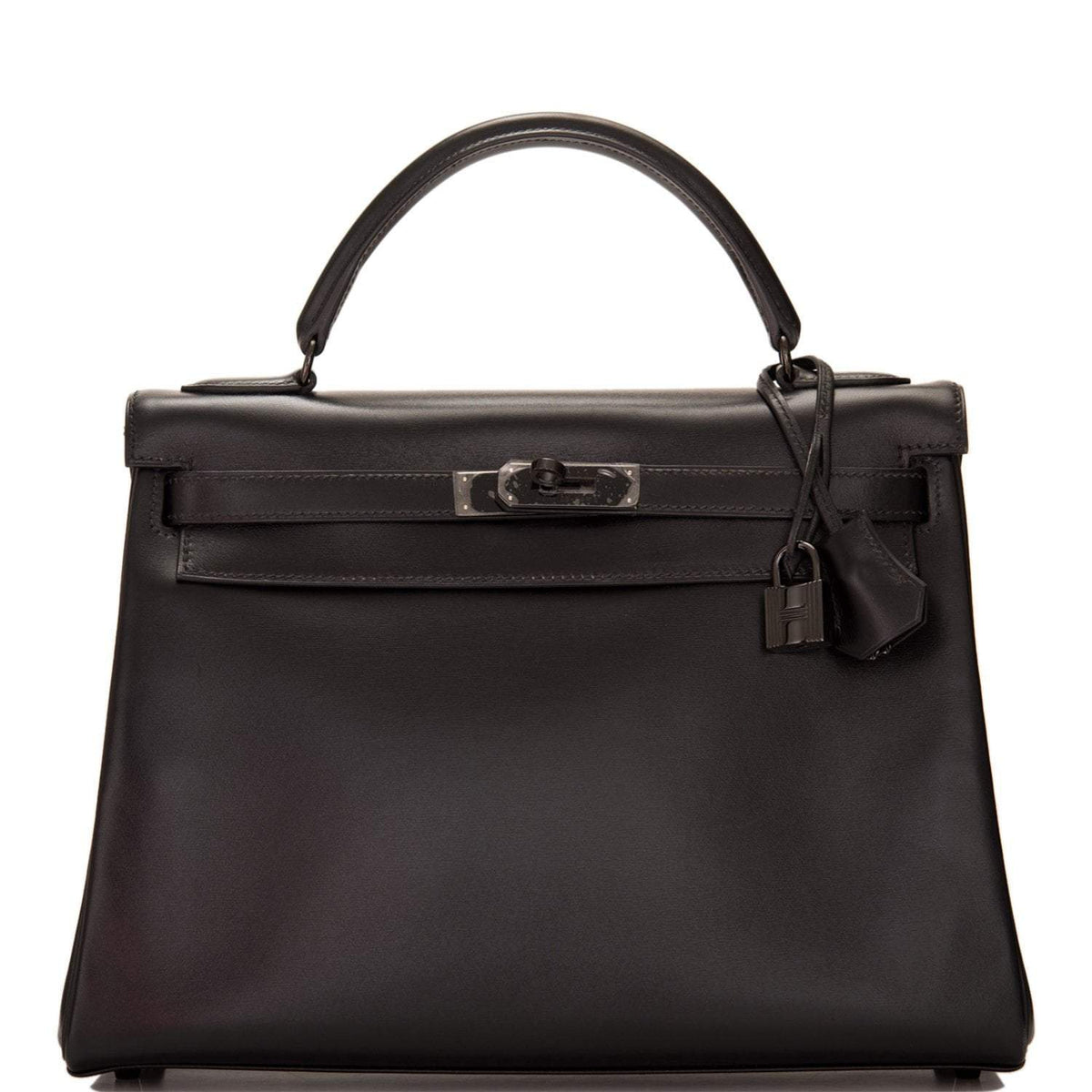 Hermes SO Black Box Retourne Kelly 32cm Black Hardware Hermes