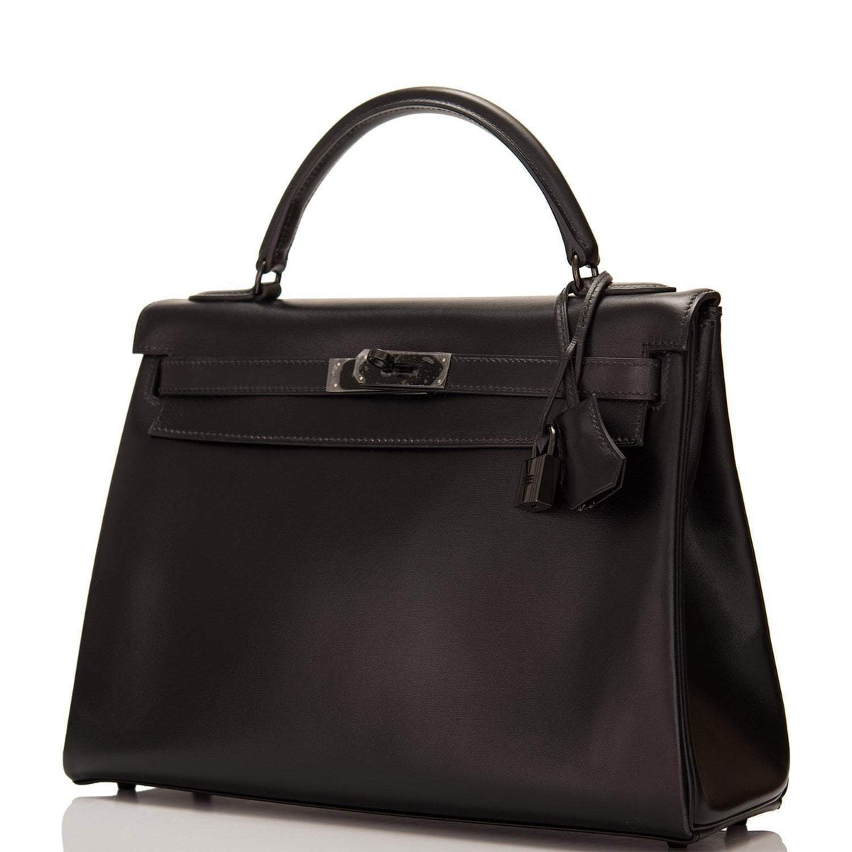 Hermes SO Black Box Retourne Kelly 32cm Black Hardware Hermes