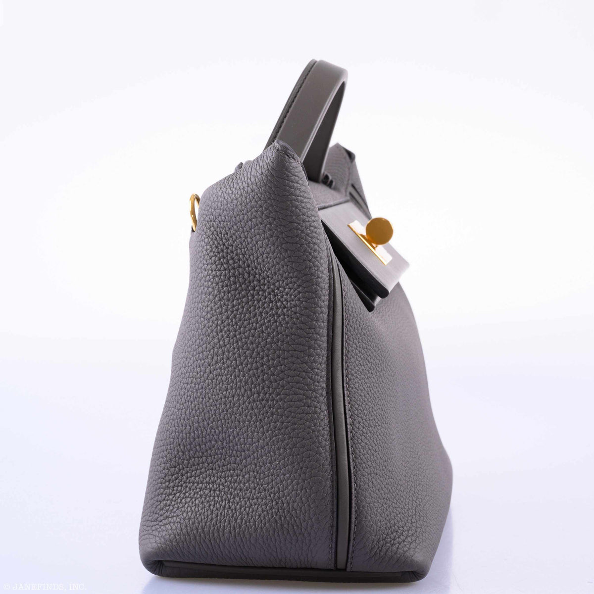 Hermes 24/24 29 Etain Swift and Togo Leather Gold Hardware Hermes