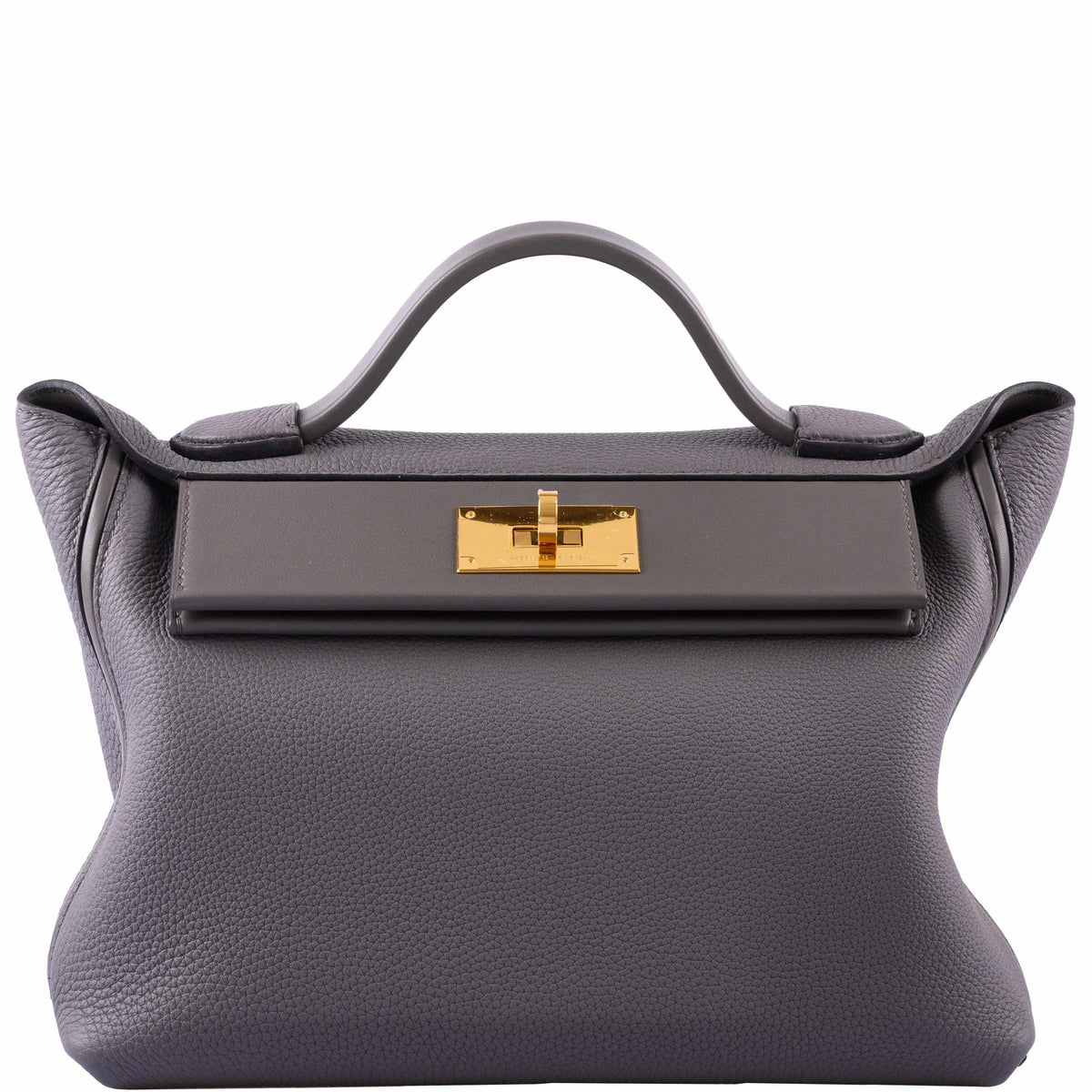 Hermes 24/24 29 Etain Swift and Togo Leather Gold Hardware Hermes