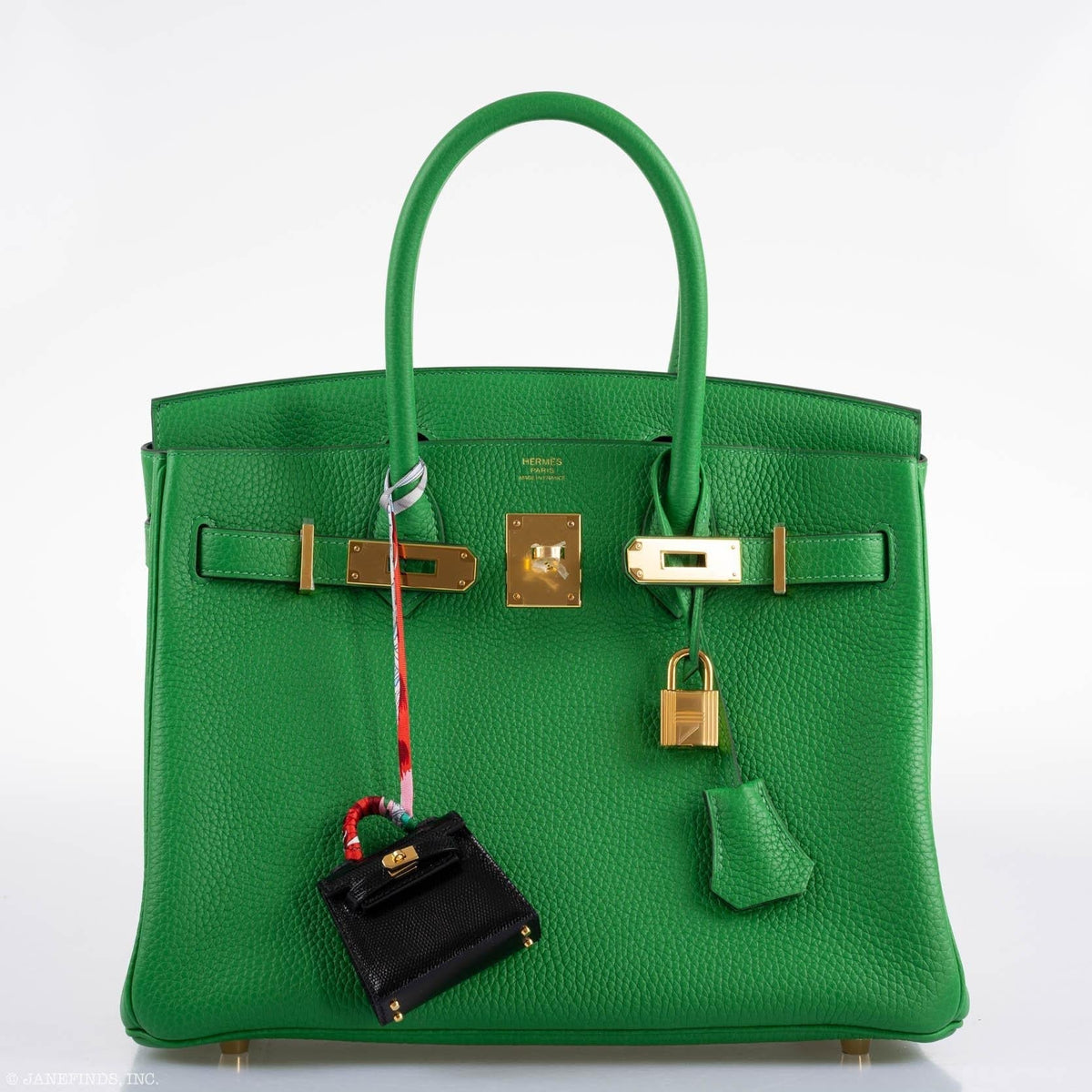 Hermes Birkin 25 Bambou (Bamboo) Green Togo with Gold Hardware Hermes