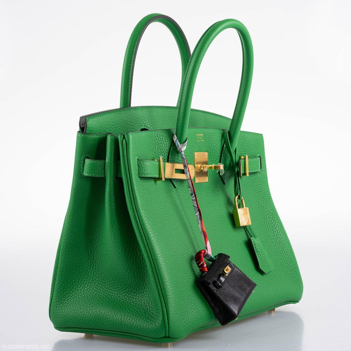 Hermes Birkin 25 Bambou (Bamboo) Green Togo with Gold Hardware Hermes