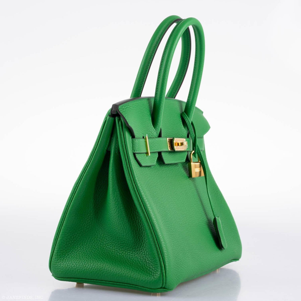 Hermes Birkin 25 Bambou (Bamboo) Green Togo with Gold Hardware Hermes