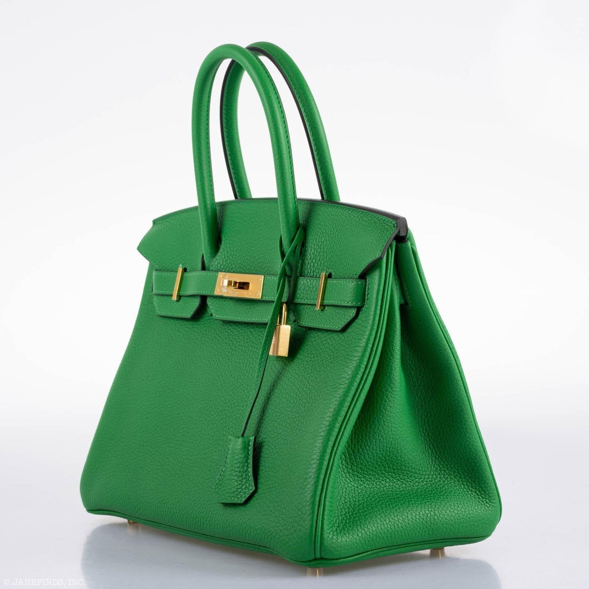 Hermes Birkin 25 Bambou (Bamboo) Green Togo with Gold Hardware Hermes