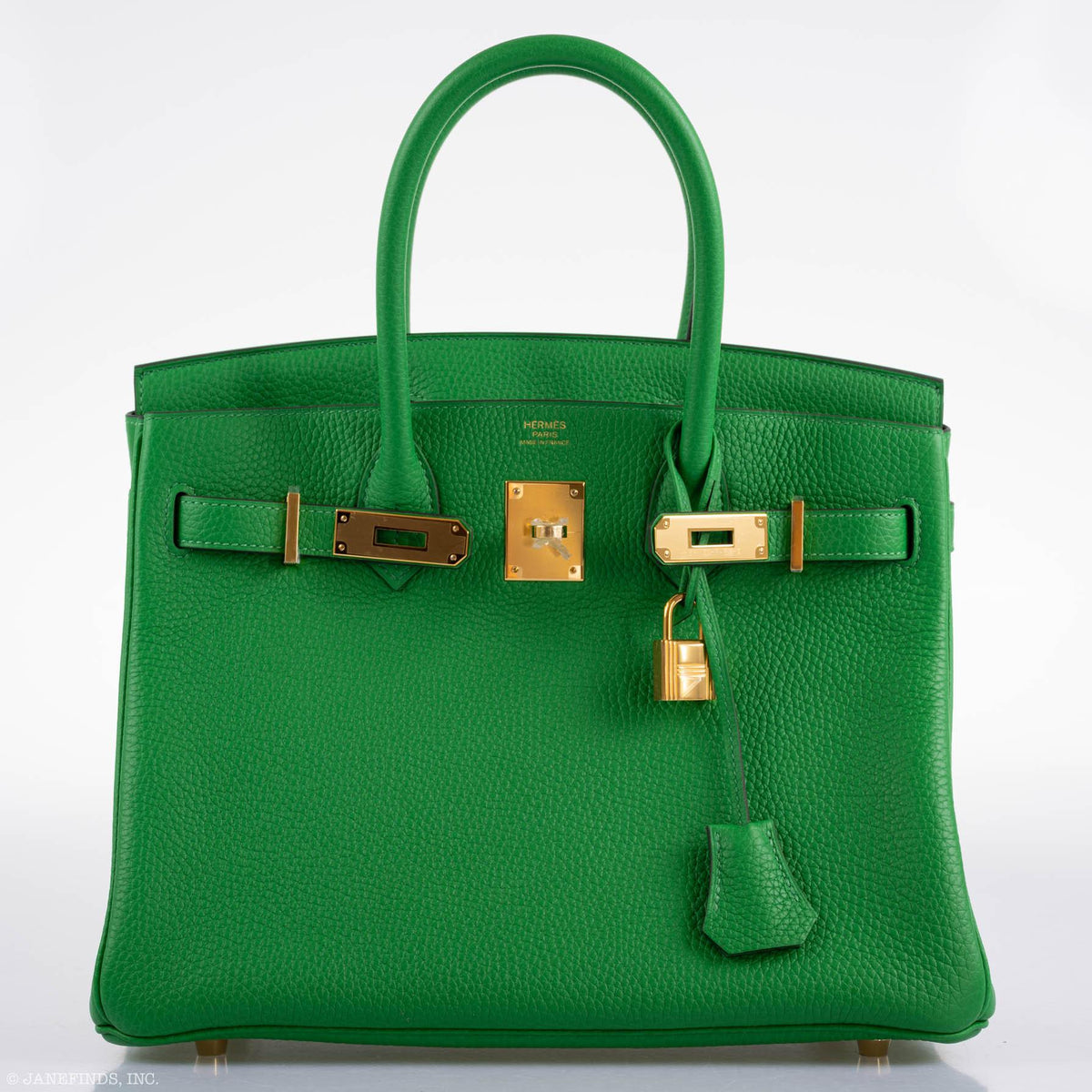 Hermes Birkin 25 Bambou (Bamboo) Green Togo with Gold Hardware Hermes