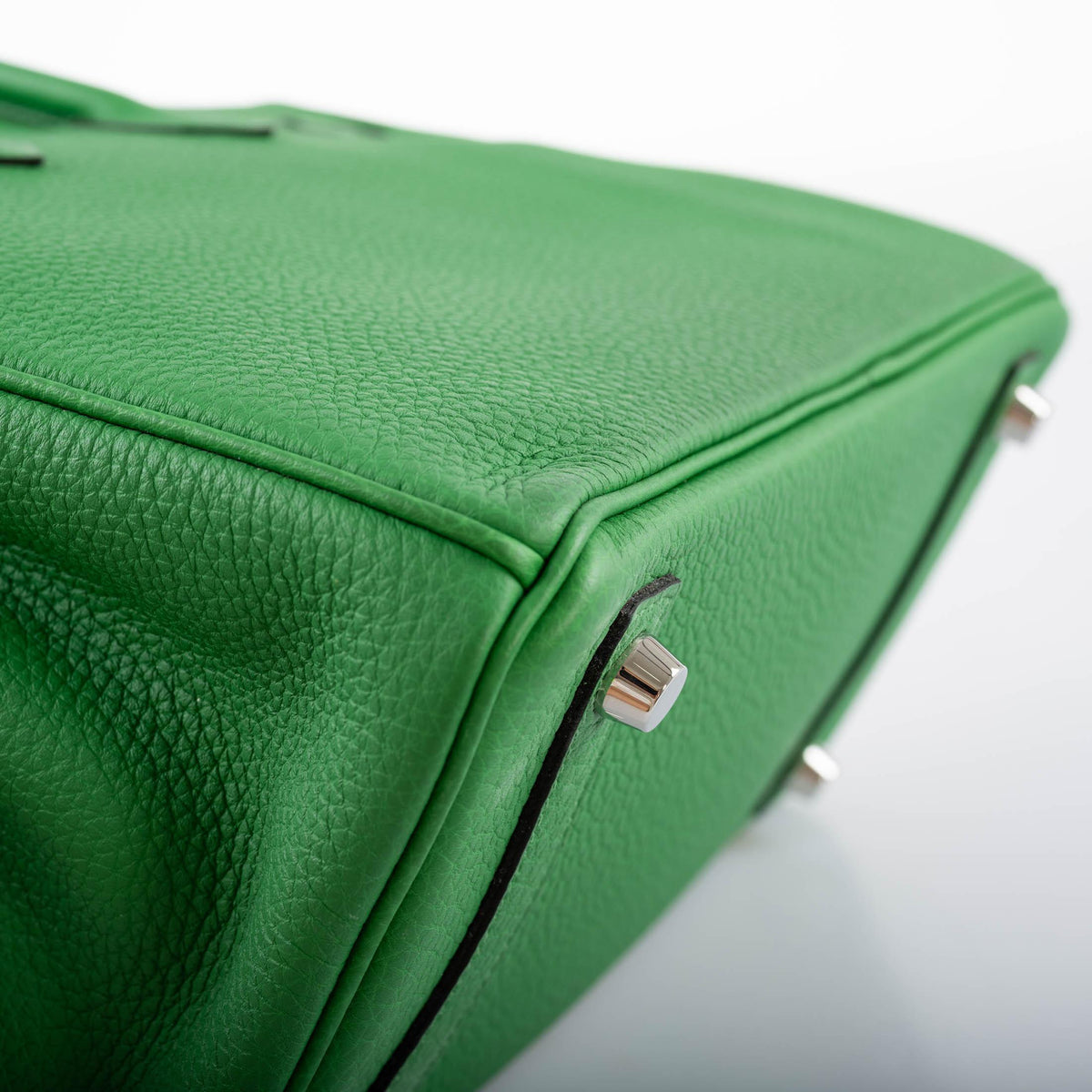 Hermes Birkin 25 Bambou (Bamboo) Green Togo with Palladium Hardware Hermes