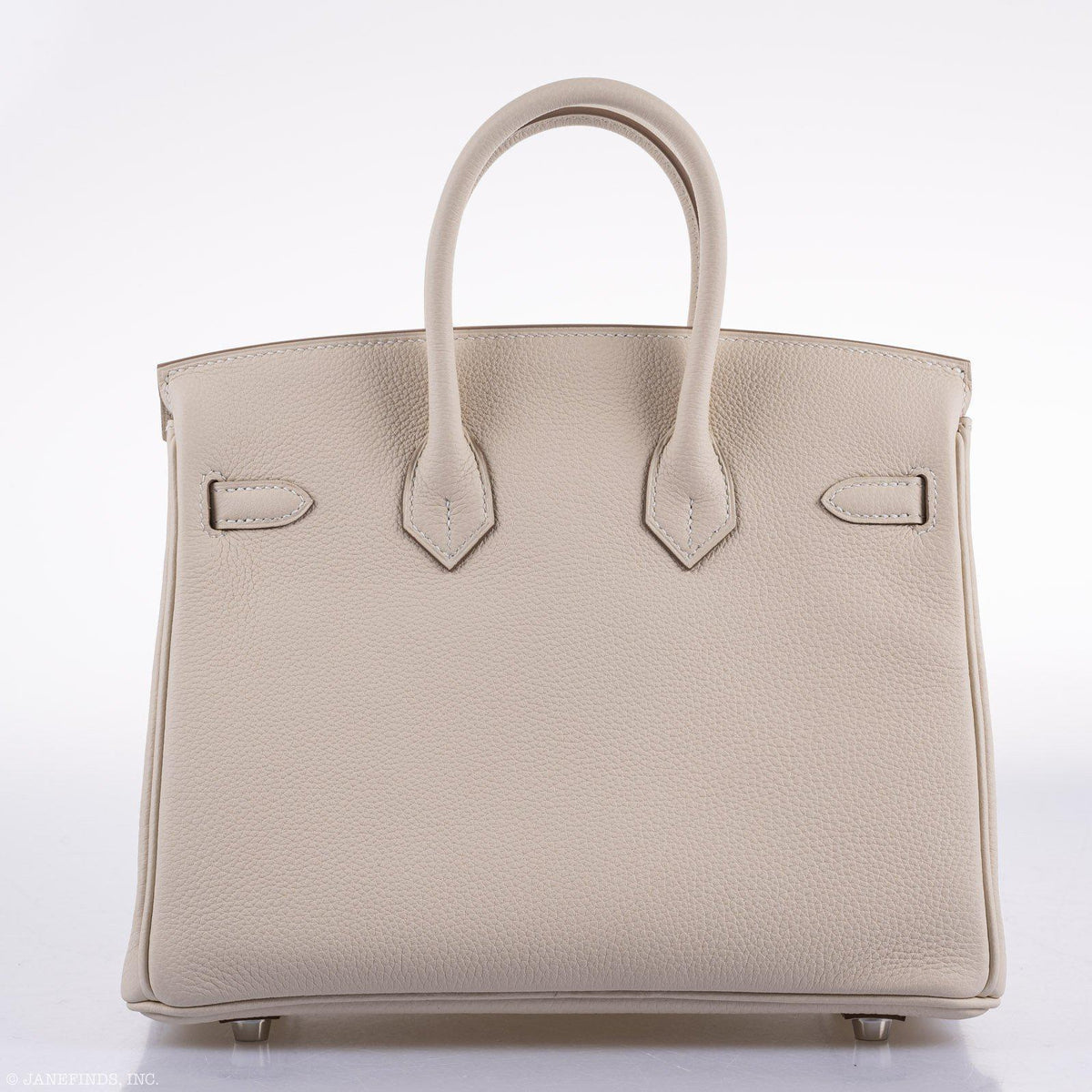 Hermes Birkin 25 Craie Togo Palladium Hardware Hermes