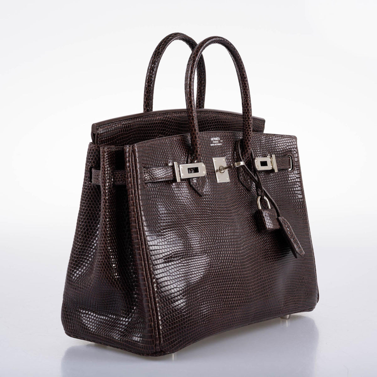 Hermes Birkin 25 Havane Nilo Lizard with Palladium Hardware Hermes
