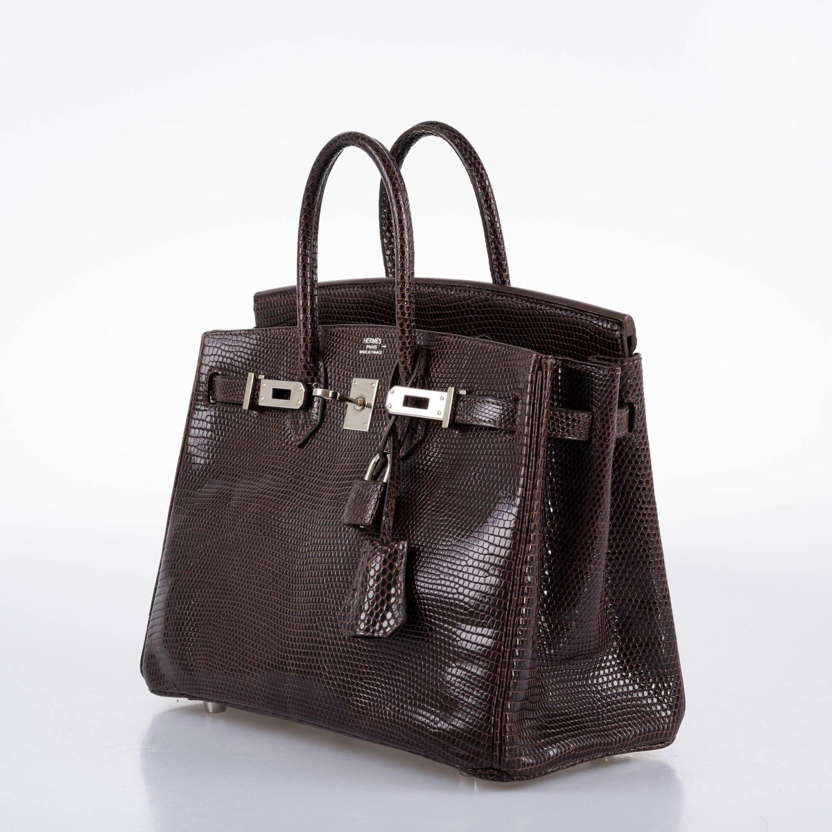 Hermes Birkin 25 Havane Nilo Lizard with Palladium Hardware Hermes