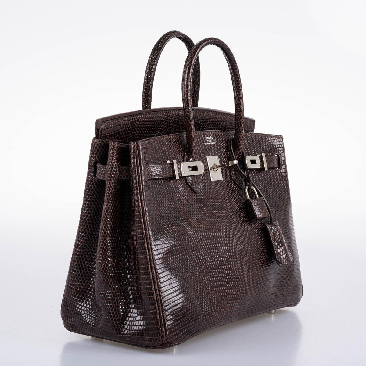 Hermes Birkin 25 Havane Nilo Lizard with Palladium Hardware Hermes