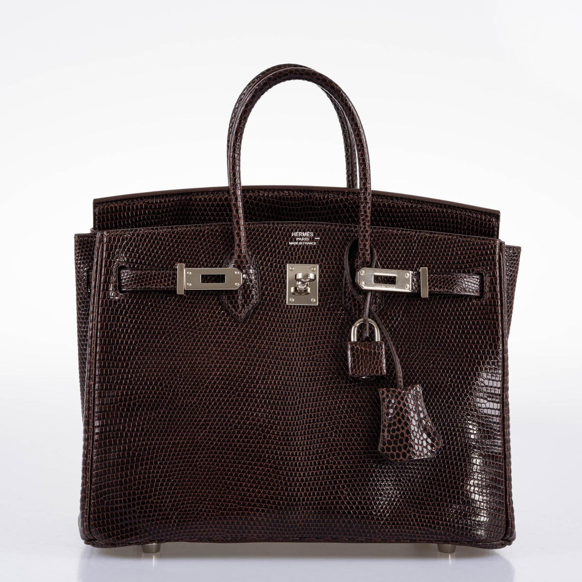 Hermes Birkin 25 Havane Nilo Lizard with Palladium Hardware Hermes