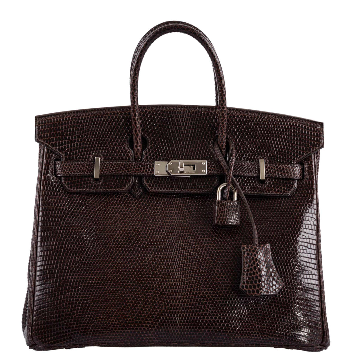 Hermes Birkin 25 Havane Nilo Lizard with Palladium Hardware Hermes