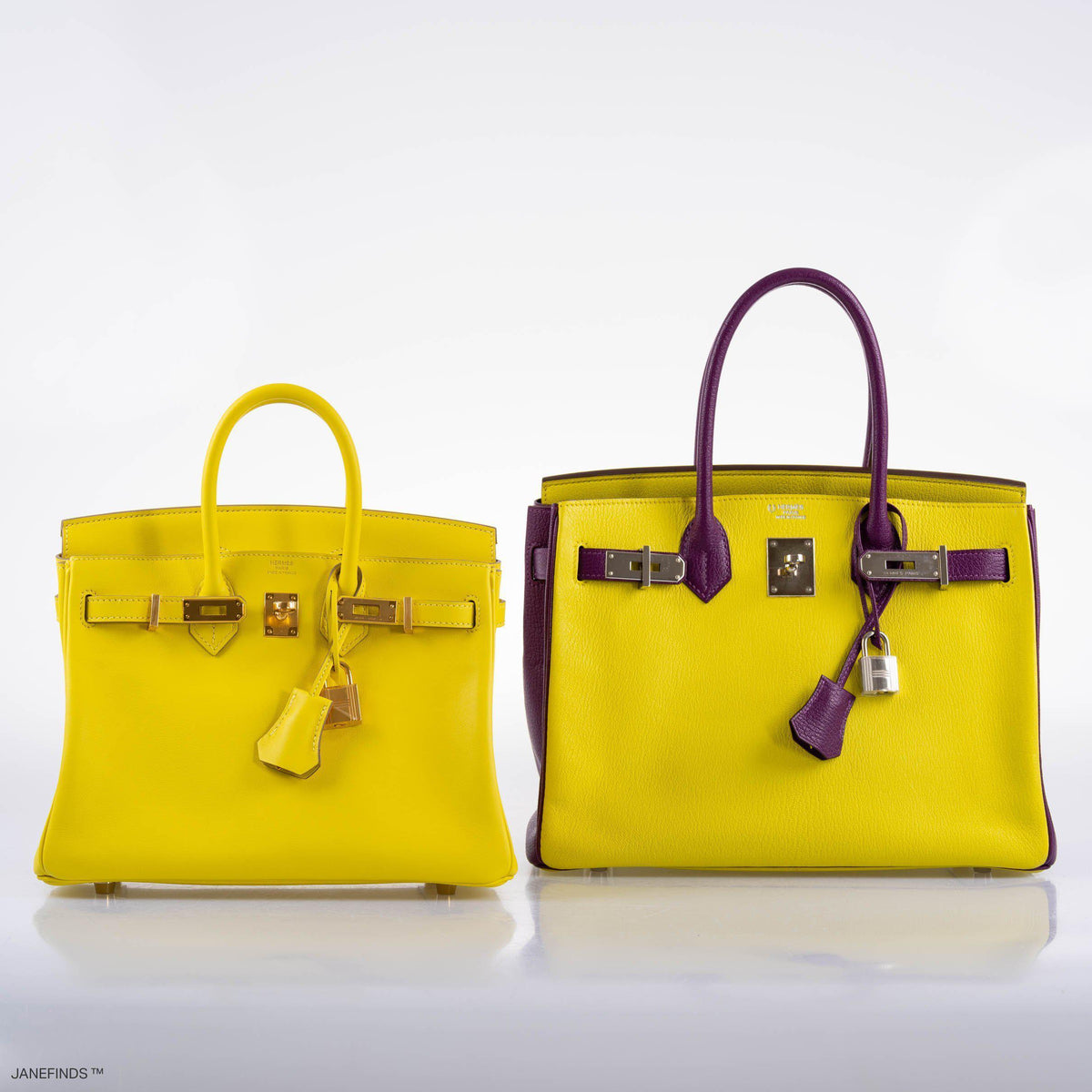 Hermes Birkin 25 Lime Swift Leather Gold Hardware Hermes