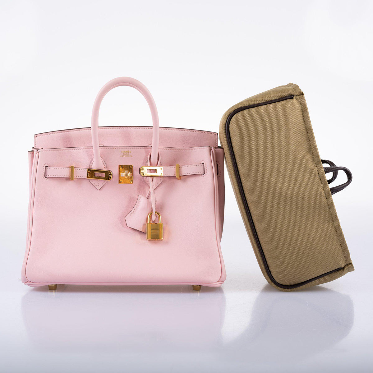 Hermes Birkin 25 Rose Sakura Swift leather Gold Hardware Hermes