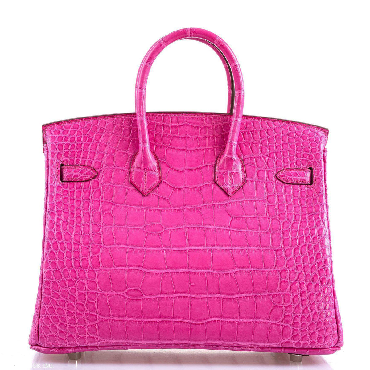 Hermes Birkin 25 Rose Shocking Matte Alligator Palladium Hardware Hermes