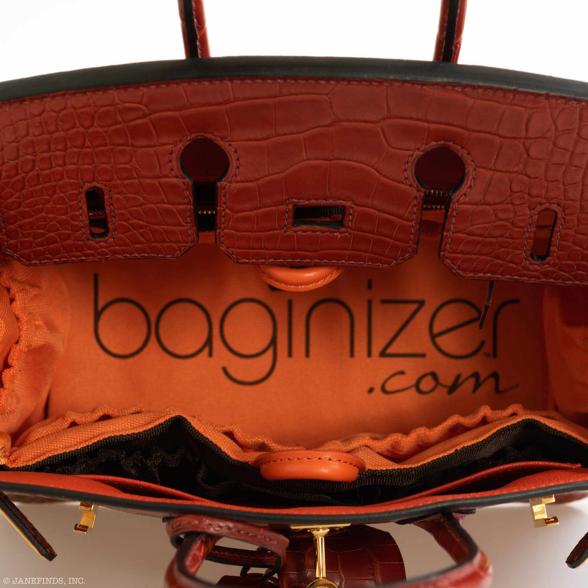 Hermes Birkin 25 Rouge H Verso Orange Alligator Gold Hardware Hermes