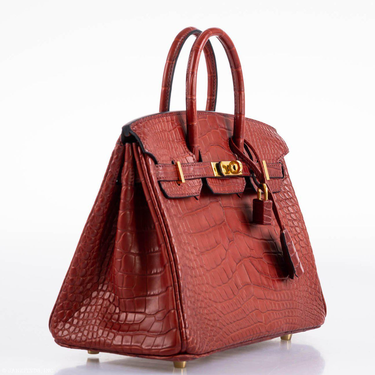 Hermes Birkin 25 Rouge H Verso Orange Alligator Gold Hardware Hermes