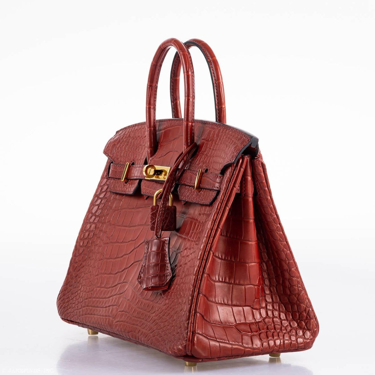 Hermes Birkin 25 Rouge H Verso Orange Alligator Gold Hardware Hermes