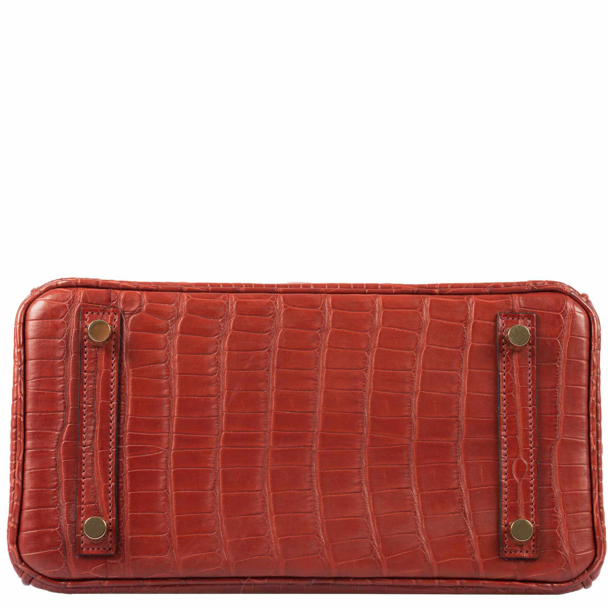 Hermes Birkin 25 Rouge H Verso Orange Alligator Gold Hardware Hermes