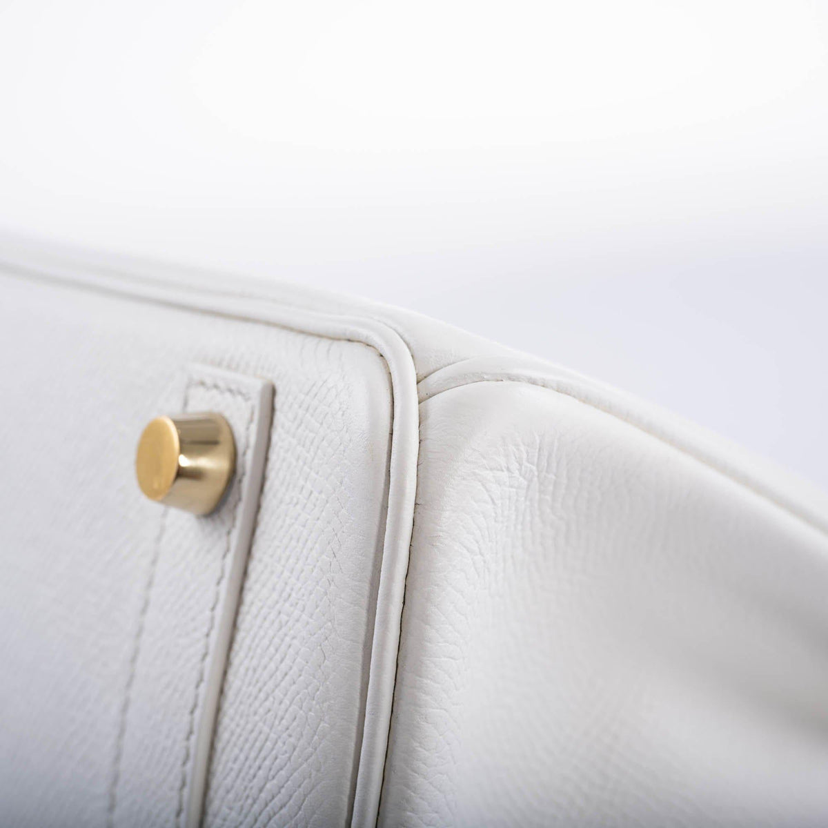 Hermes Birkin 25 White Epsom with Gold Hardware Hermes