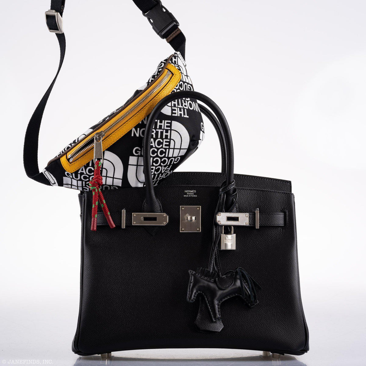 Hermes Birkin 30 Black Epsom Palladium Hardware Hermes
