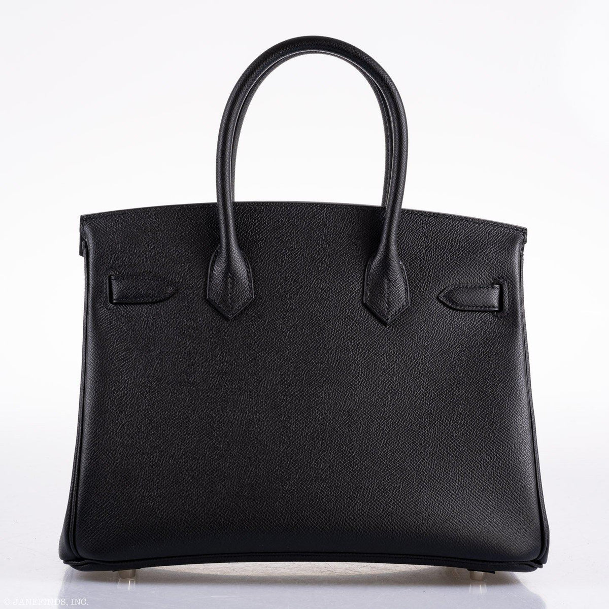 Hermes Birkin 30 Black Epsom Palladium Hardware Hermes