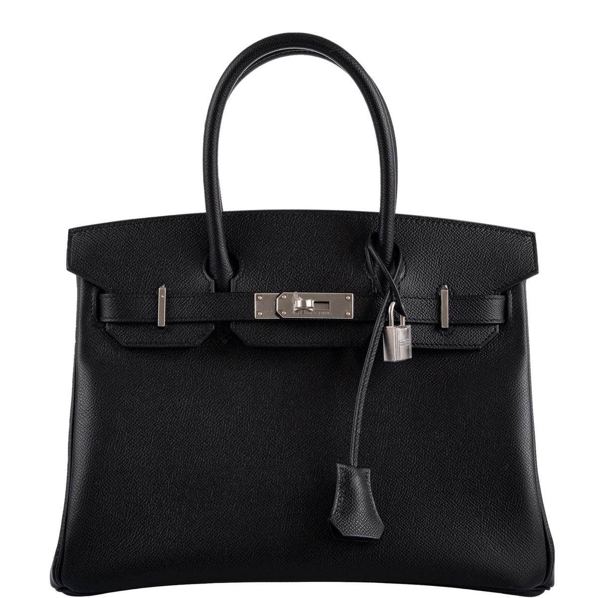 Hermes Birkin 30 Black Epsom Palladium Hardware Hermes